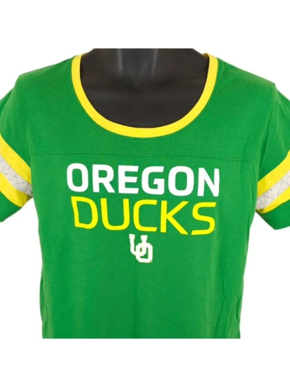 Oregon Ducks T Shirt Womens Size Medium Green NCAA University